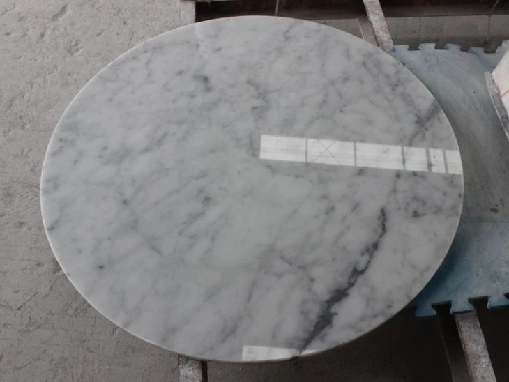 Natural White Marble Round Coffee Table Top Natural White Marble Round Coffee Table Top
