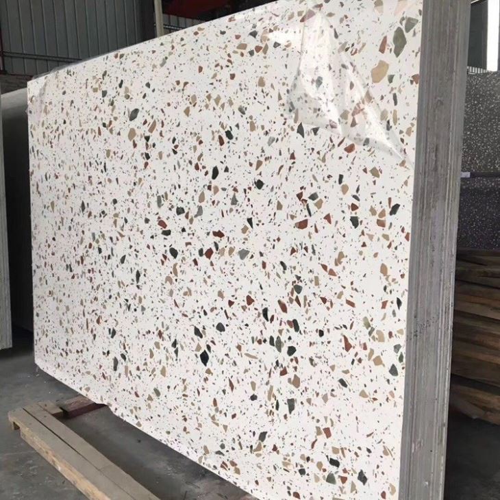 Terrazzo Multicolor Bianco Slabs (4) Terrazzo Multicolor Bianco Slabs (4)