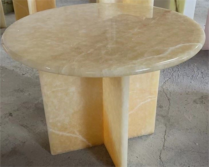 Orange Onyx Table
