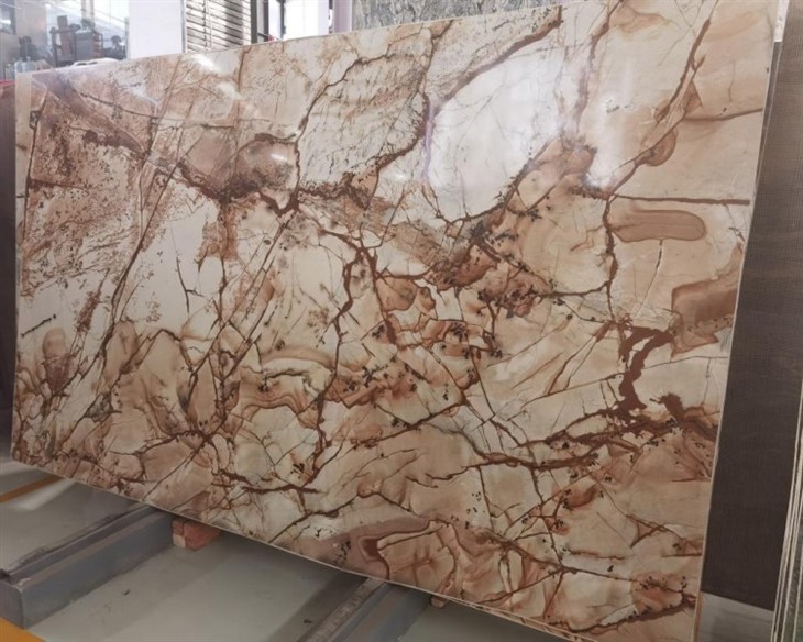Gold Roma Quartzite slabs