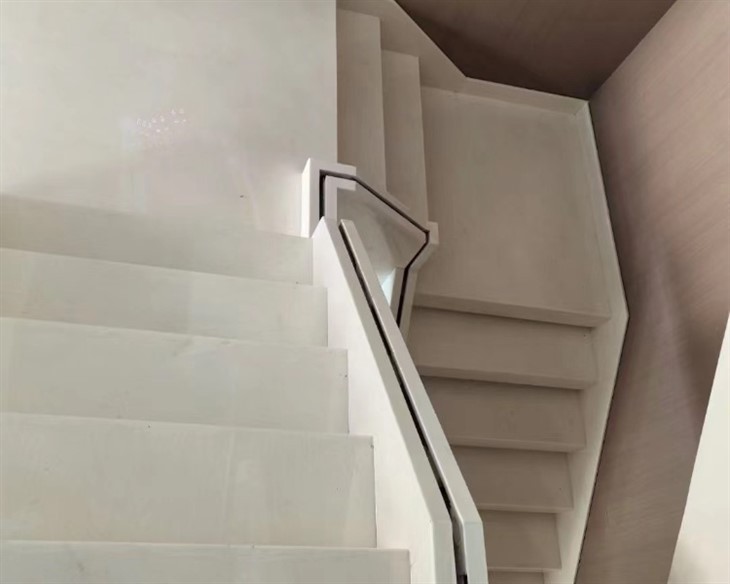 Royal White Jade Marble stair