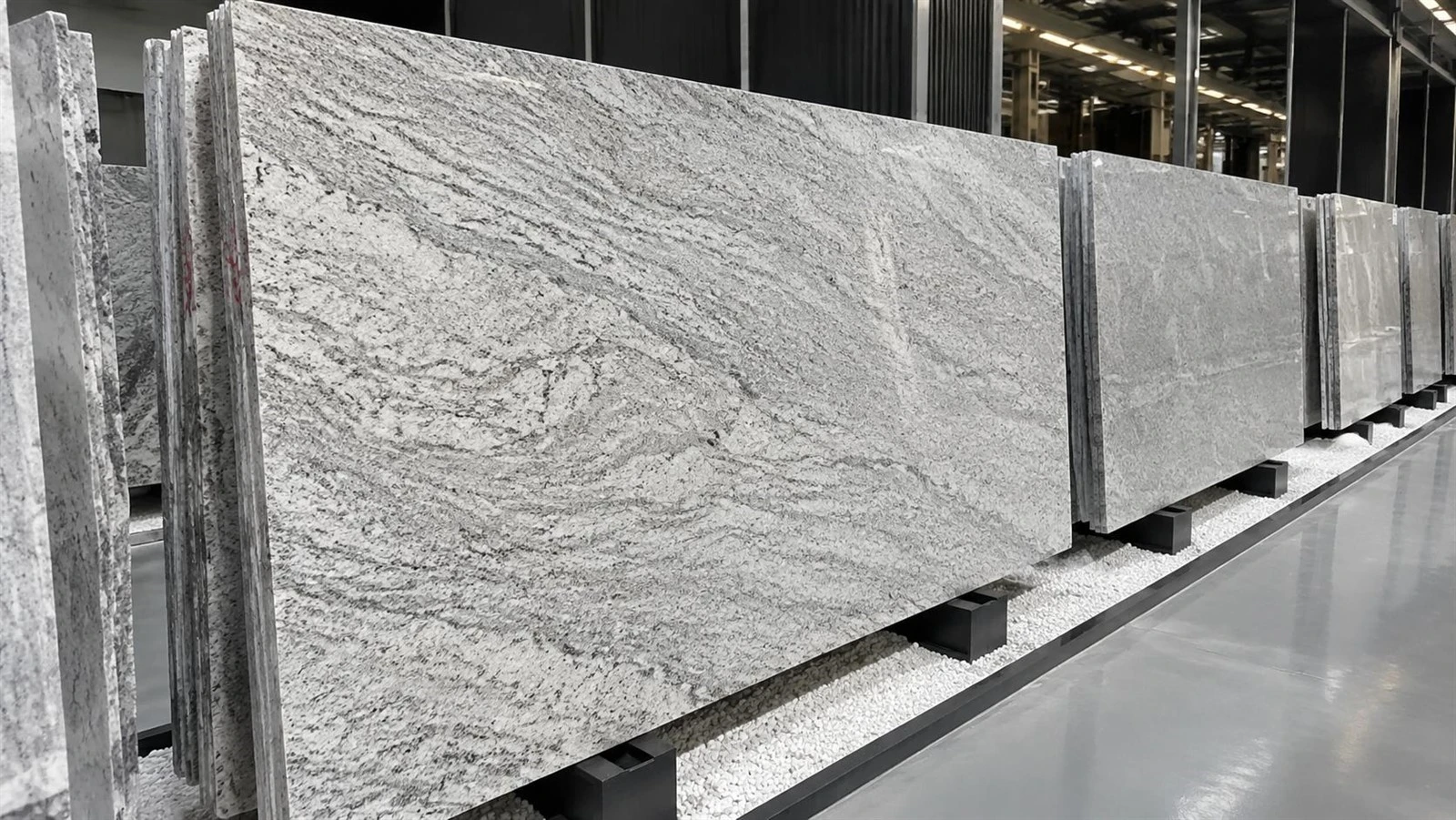 granite-slab-selection-showroom-viscount-white granite-slab-selection-showroom-viscount-white